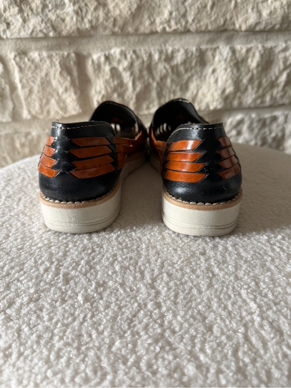 EUC Artesanal Mexican Huarache/Sandals Womens Size 8.5 - Picture 7 of 8